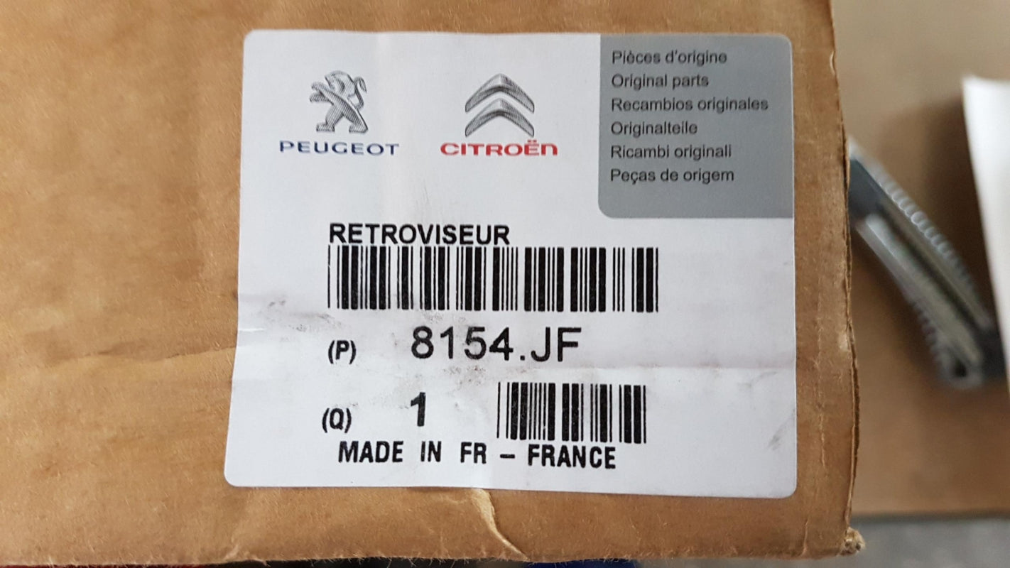 Original OE Peugeot Außenspiegel 8154JF