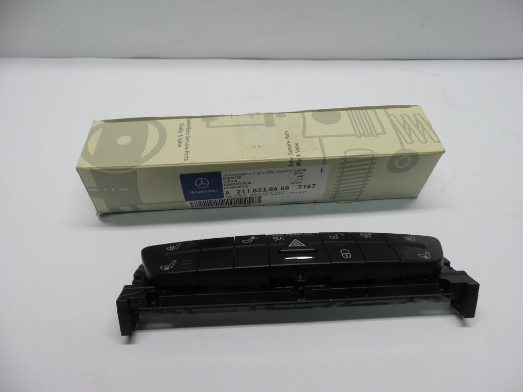 Original MERCEDES-BENZ W219 W211 Schalterleiste Schalterblock A21182186587167