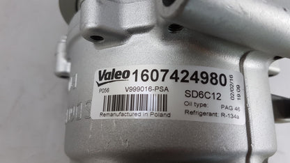 Original PEUGEOT 208 408 Klimakompressor 1607424980