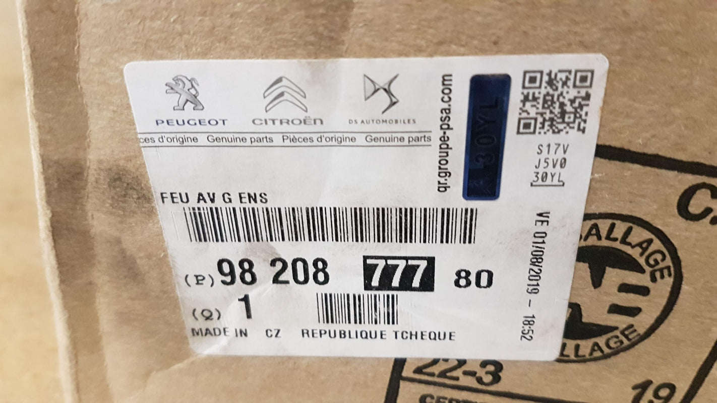 Original CITROEN C3 III Tagfahrleuchte LED Links 9820877780