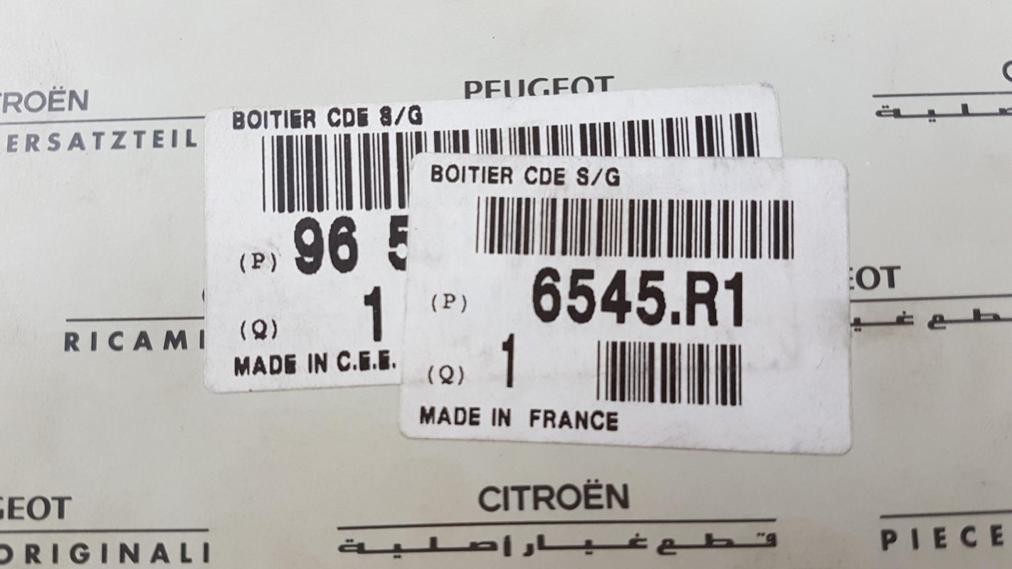 Original OE Peugeot Airbag Steuergerät 6545R1