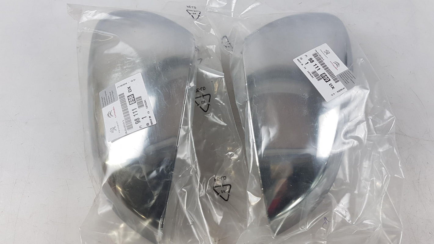 Original PEUGEOT 3008 II 5008 II Spiegelabdeckung Satz Chrom 1618182680