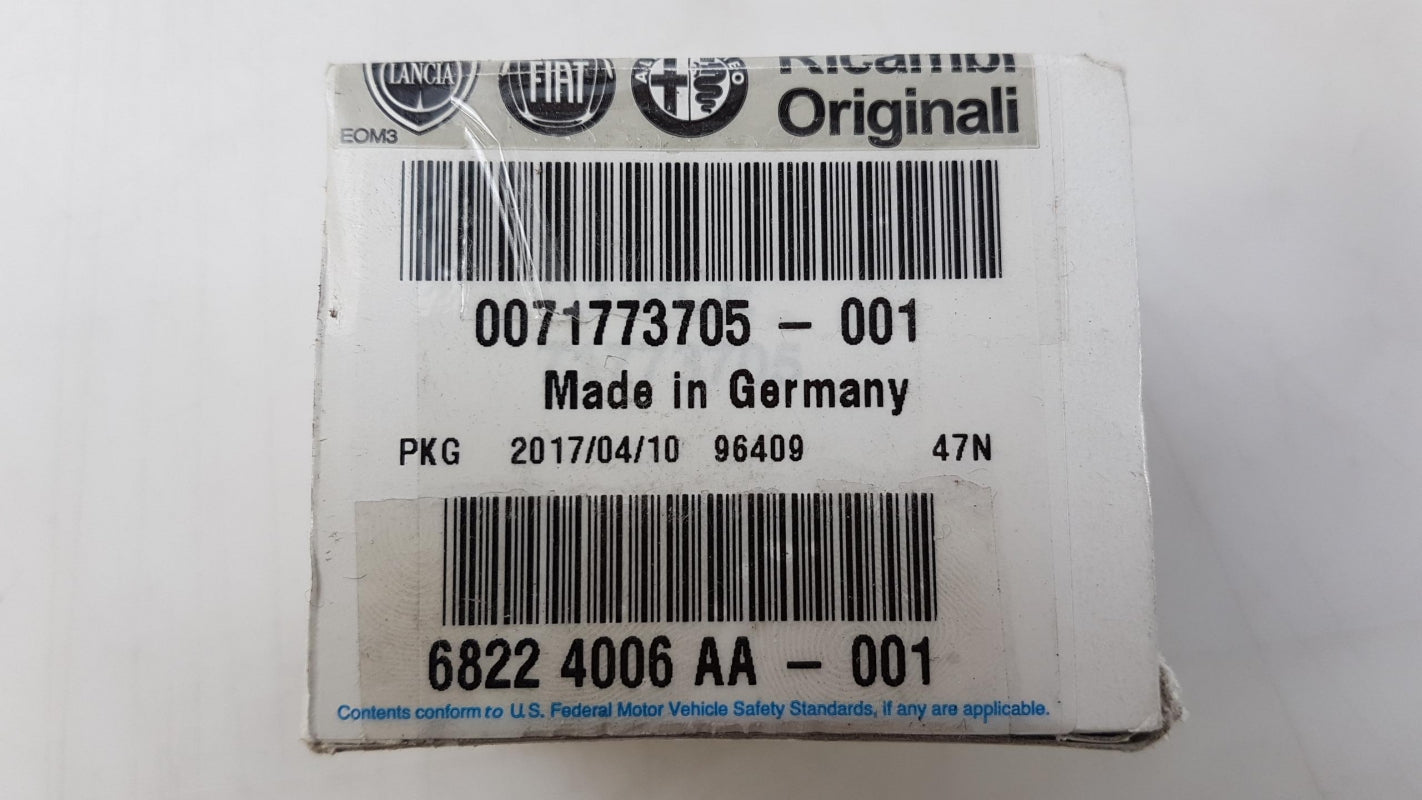 Original ABARTH Nuova 500 08-12 FIAT 500 2012-2015 Parksensor Hinten 71773705