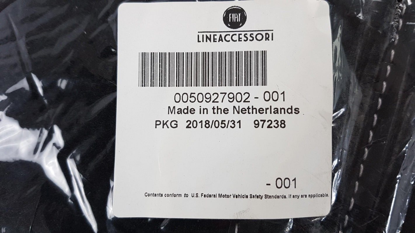 Original FIAT Tipo 4-türig '15- Fußmattensatz 4-teilig Textil schwarz 50927902