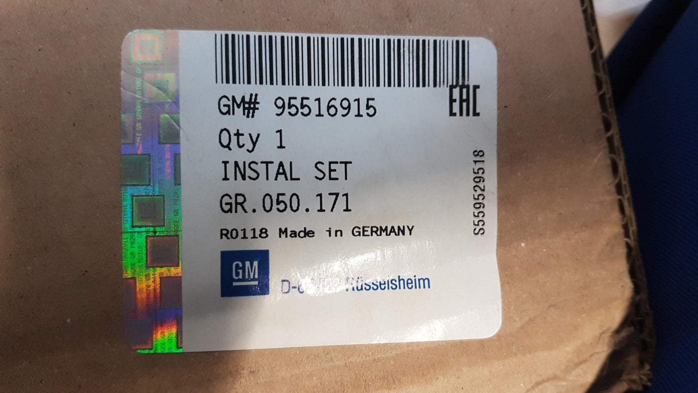 Original OPEL Astra-J Mokka Bremsscheibensatz mit Bremsbeläge hinten 95516915