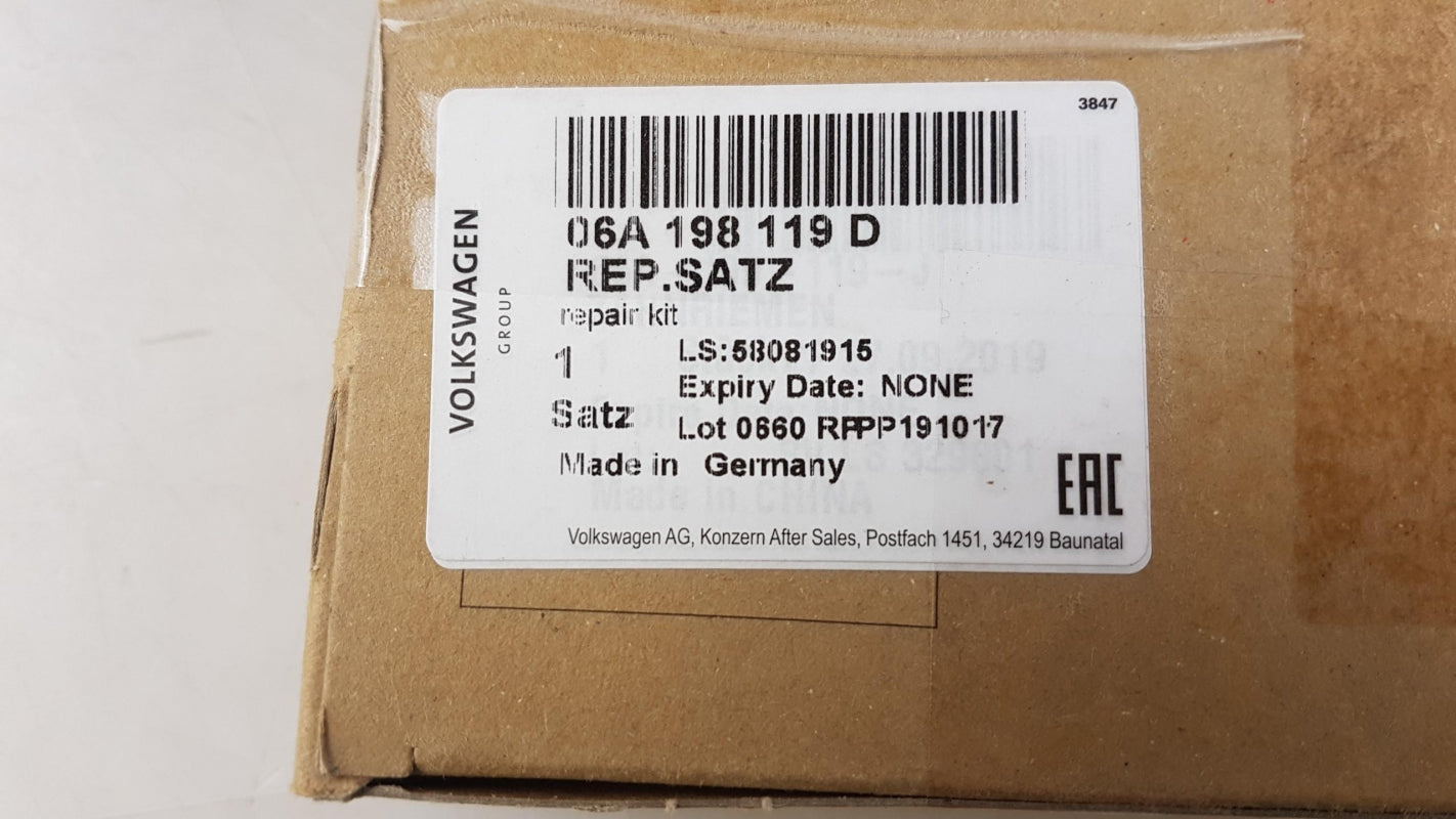 Original AUDI A3 A4 VW Golf 4 5 6 Passat Zahnriemensatz 1.6 2.0 06A198119D