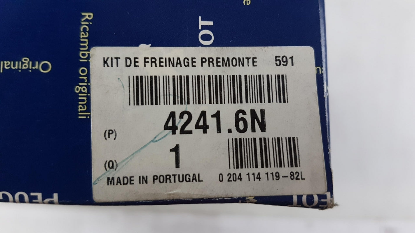 Original PEUGEOT 405  Bremsbackensatz 42416N