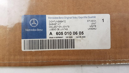 Original MERCEDES-BENZ C-Klasse W202 Kurbelgehäuse Dichtungssatz A6050100605