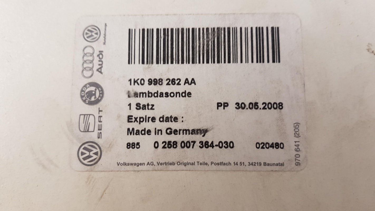 Original AUDI A3 A4 A6 A8 R8 VW Phaeton SKODA Octavia Lambdasonde 1K0998262AA