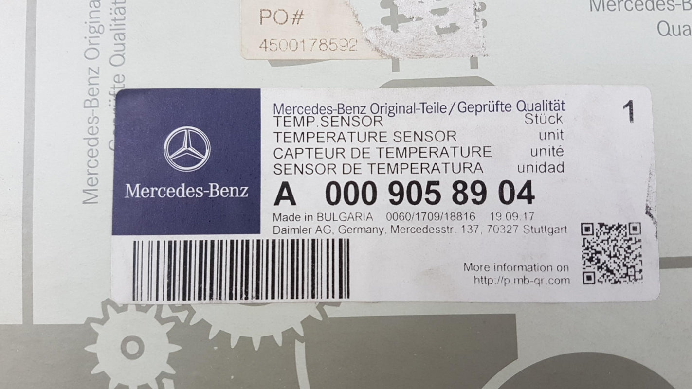 Original MERCEDES-BENZ GLC C253 X253 Abgastemperaturgeber A0009058904