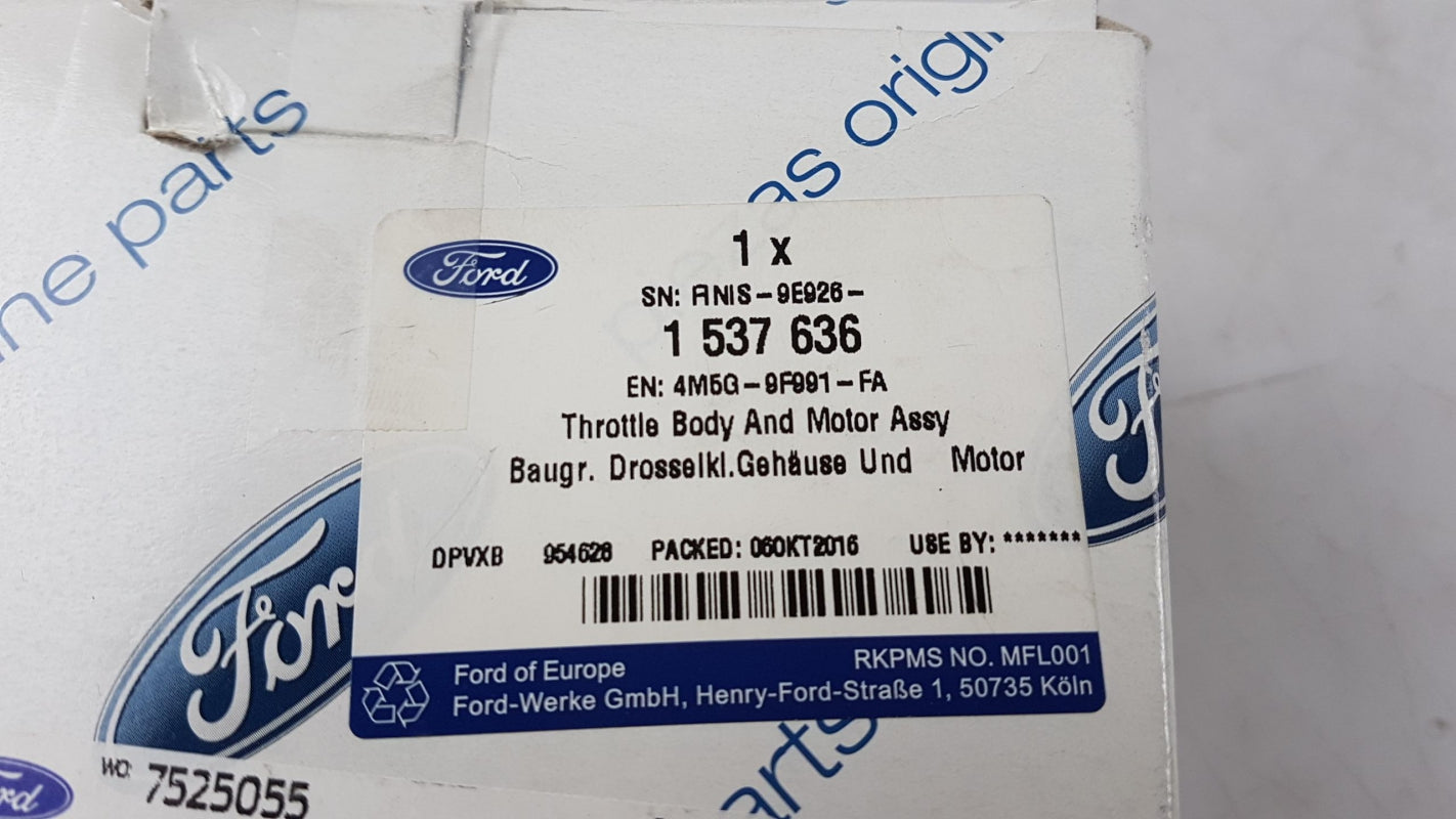 Original FORD C-Max DM2 MPV Ford Focus MK II Drosselklappe 1537636