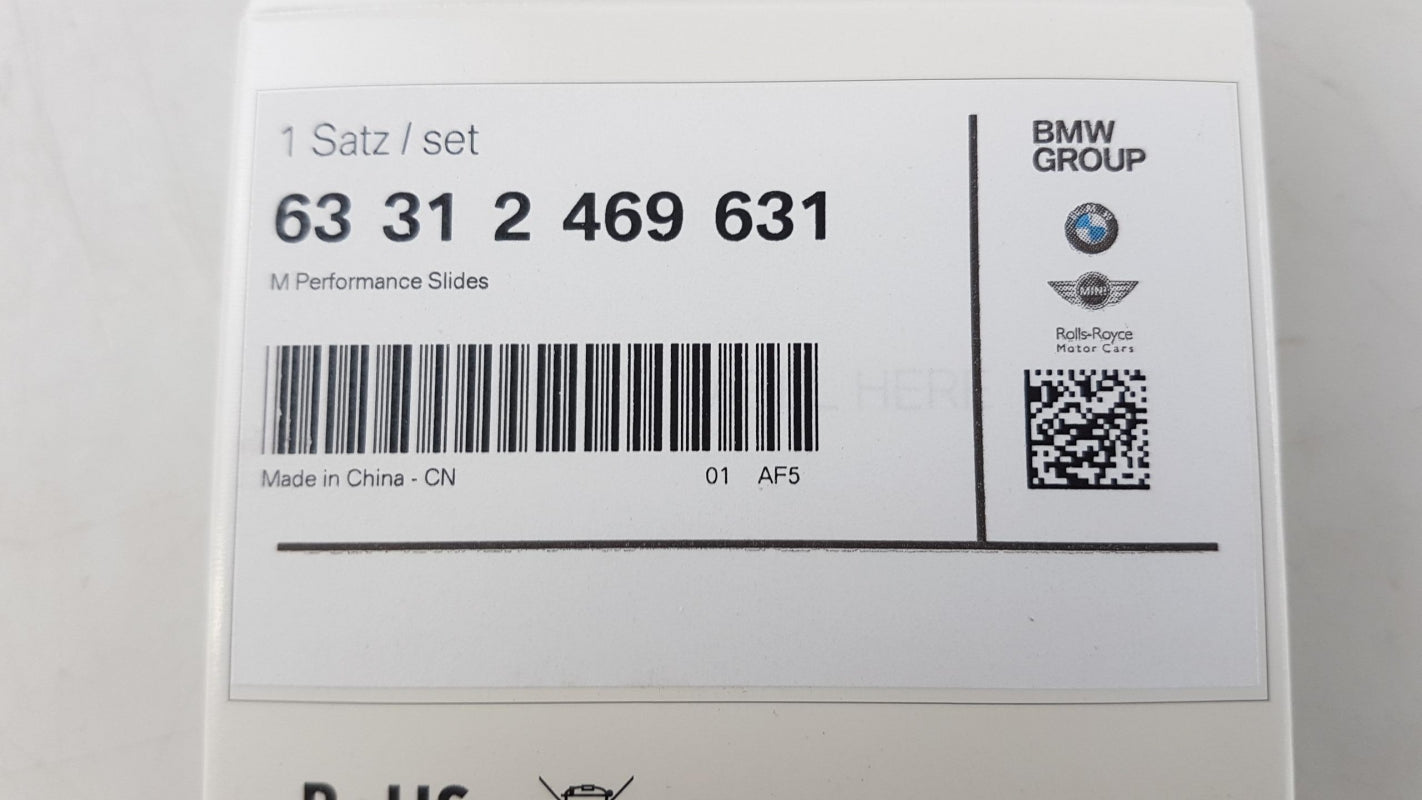 Original BMW M Performance Dias für Türprojektoren Einstiegsleuchte 63312469631