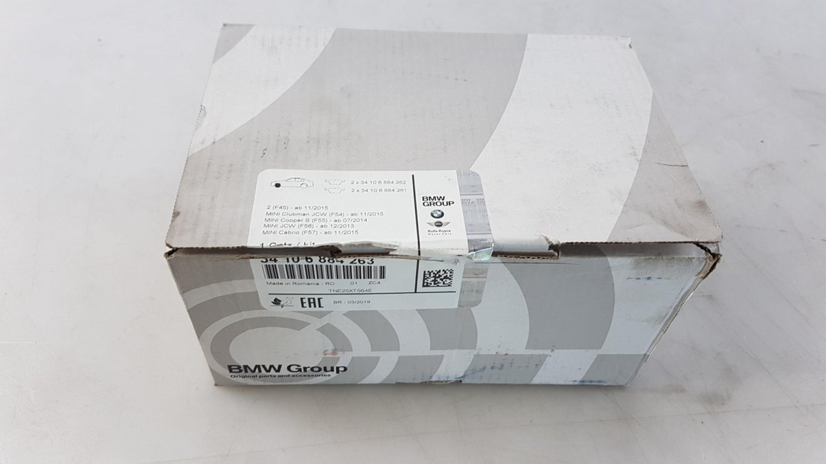 Original OE BMW Bremsbeläge 34106884263