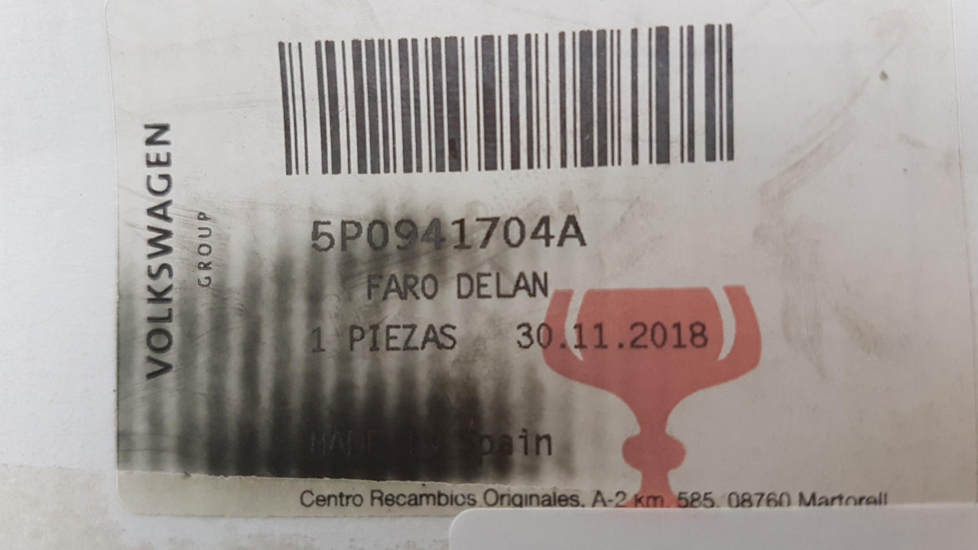 Original SEAT Altea Arona Nebelscheinwerfer Vorne Rechts 5P0941704A