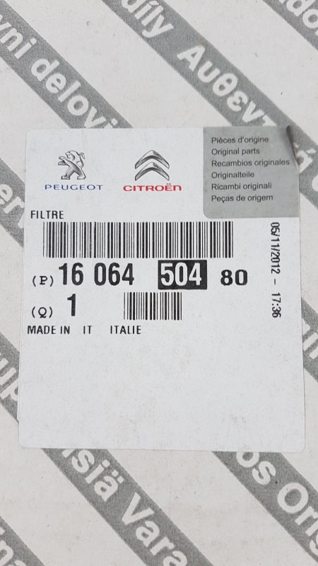 Original PEUGEOT Boxer II CITROEN Jumper II Kraftstofffilter 1606450480