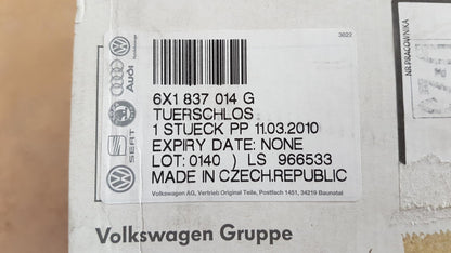 Original VW Beetle Bora Golf Lupo SKODA Fabia Türschloss vorne rechts 6X1837014G