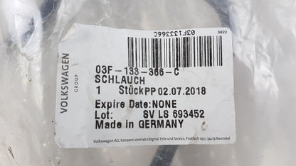 Original VW Caddy III (2K) SEAT Ibiza IV Verbindungsschlauch 1.2 TSI 03F133366C
