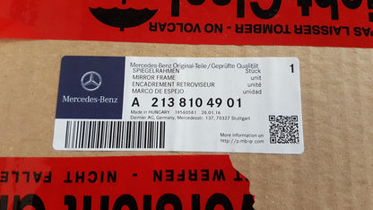 Original MERCEDES-BENZ W213 Außenspiegel Gehäuse links A2138104901