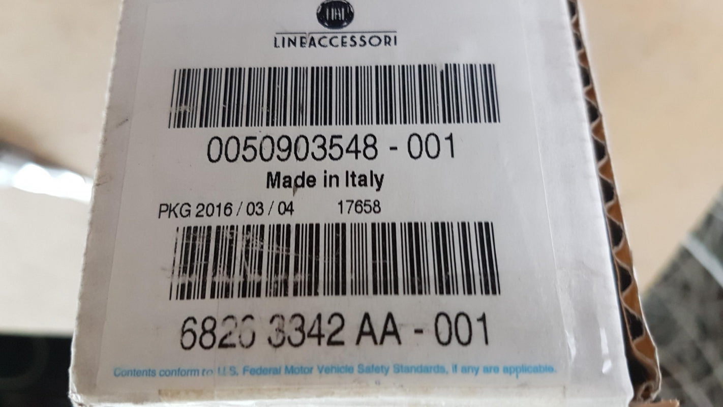 Original FIAT 500X Außen Tür Zierleisten Hypnotic Red Glanz 50903548