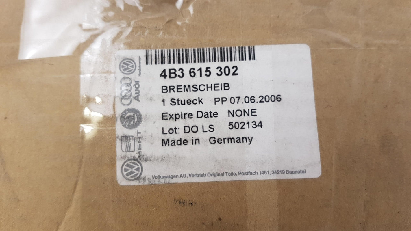 Original AUDI RS6 (C5/4B) 1x Bremsscheibe belüftet Vorne Rechts 4B3615302