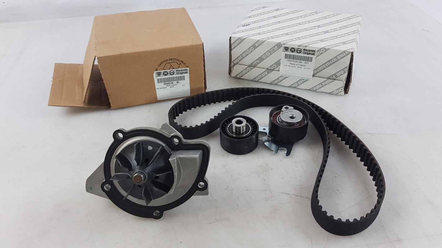 Original OE FIAT water pump + timing belt kit 71771583 