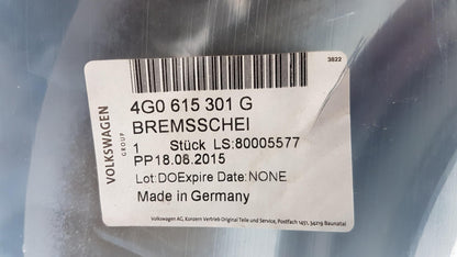 Original OE Volkswagen Bremsscheibe (1 Stück) 4G0615301G