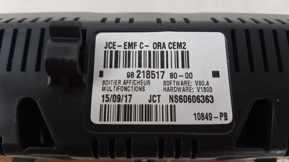 Original PEUGEOT 2008 3008 CITROEN C3 III C5 II Anzeigeeinheit 9821851780