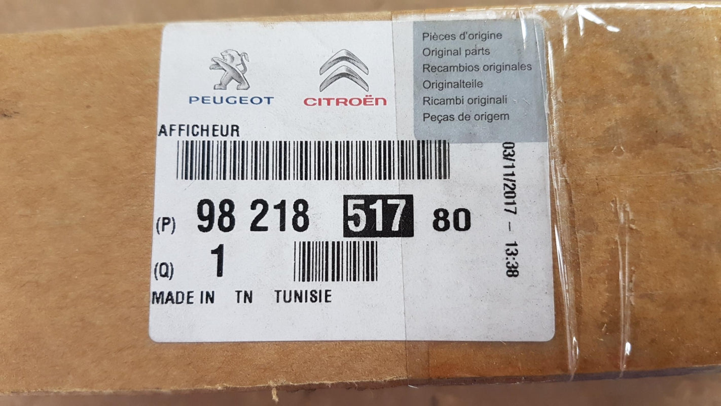 Original PEUGEOT 2008 3008 CITROEN C3 III C5 II Anzeigeeinheit 9821851780