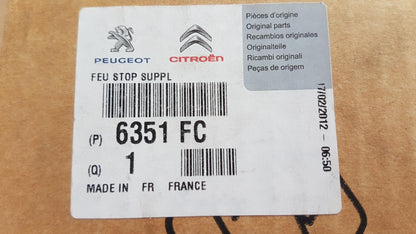 Original OE Peugeot Zusatzbremsleuchte 6351FC