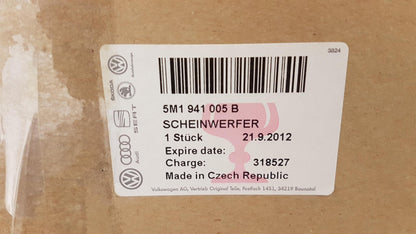 Original VW Golf Plus 5M (2005-2009) Scheinwerfer Halogen Links 5M1941005B