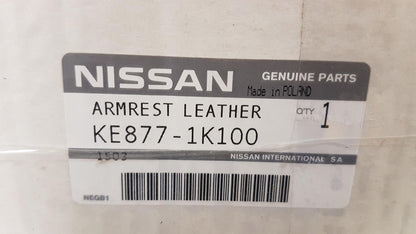 Original NISSAN Juke F15 Armlehne Leder Schwarz KE8771K100