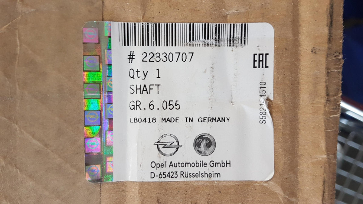 Original OE OPEL Antriebswelle 22830707