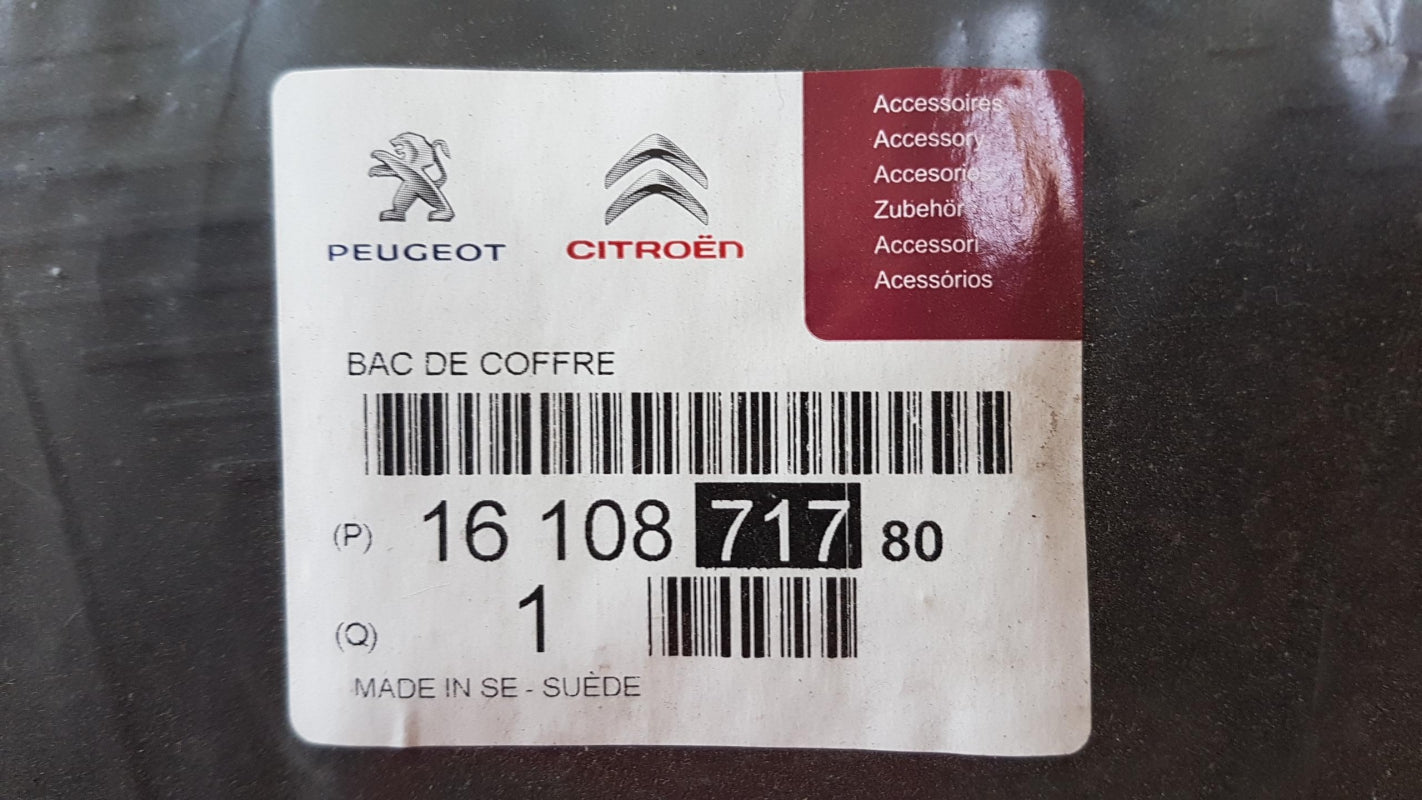 Original CITROEN C1 Gepäckraumwanne Kofferraumwanne 1610871780