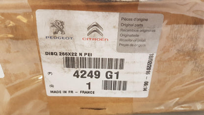 Original OE Peugeot Bremsscheibensatz (2 Stück) 4249G1