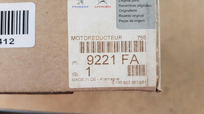 Original PEUGEOT 308 CC 2009-2014 Fensterhebermotor Vorne Links 9221FA