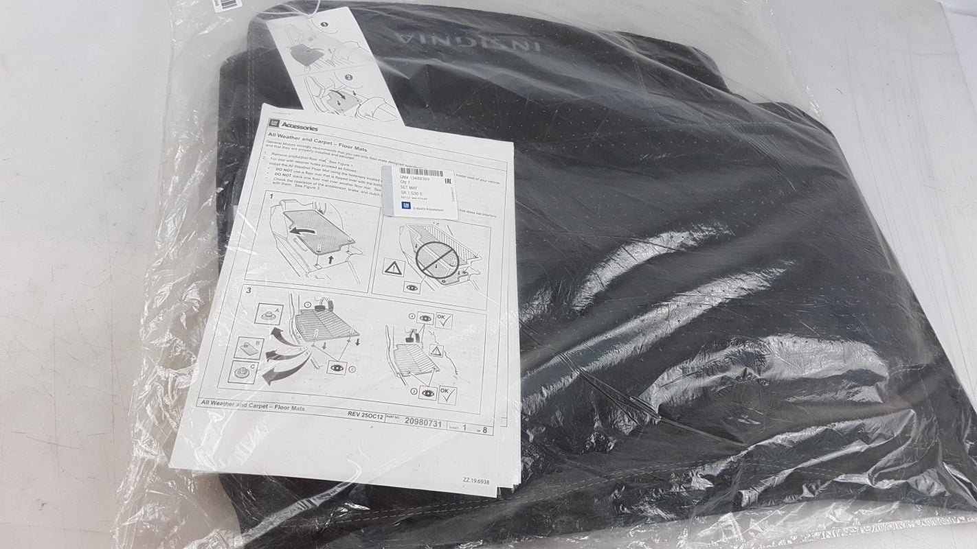 Original OPEL Insignia-B Fußmattensatz 4-teilig Textil schwarz 13488369