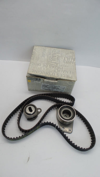 Original RENAULT Megane I Zahnriemensatz mit Rollen Reparatursatz 7701477046