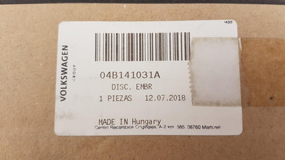Original AUDI A1 GB VW Polo 6C SKODA Fabia NJ 1.4TDI Kupplungsscheibe 04B141031A