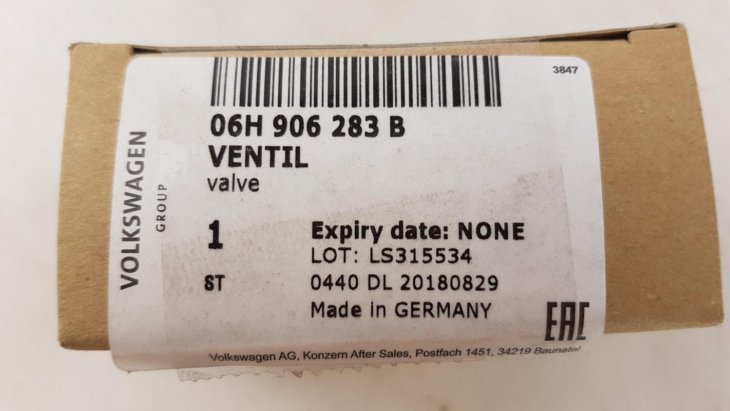 Original OE Volkswagen Ventil 06H906283B