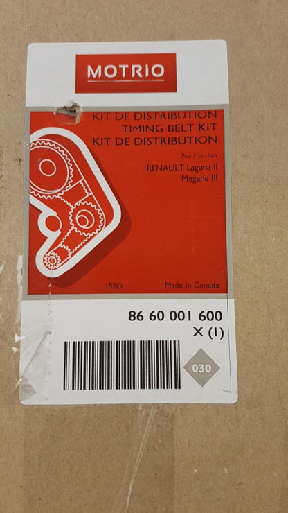 MOTRIO für RENAULT Laguna II Megane III Zahnriemensatz 8660001600