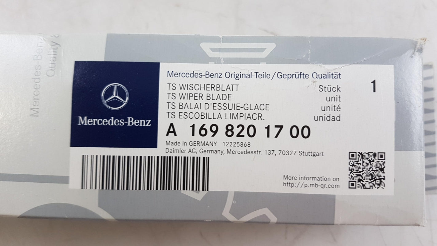 Original MERCEDES-BENZ A W169 B W245 Wischerblättersatz (2st) A1698201700