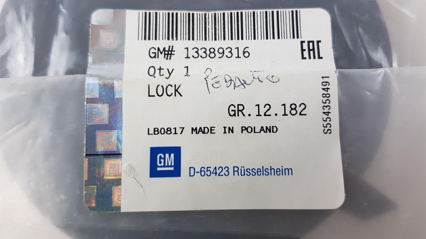 Original OE OPEL Heckklappe Freigabe Griff 13389316