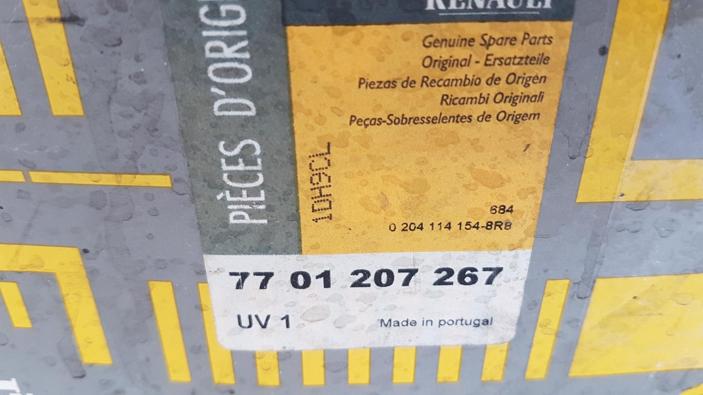 Original OE RENAULT Bremsbackensatz 7701207267