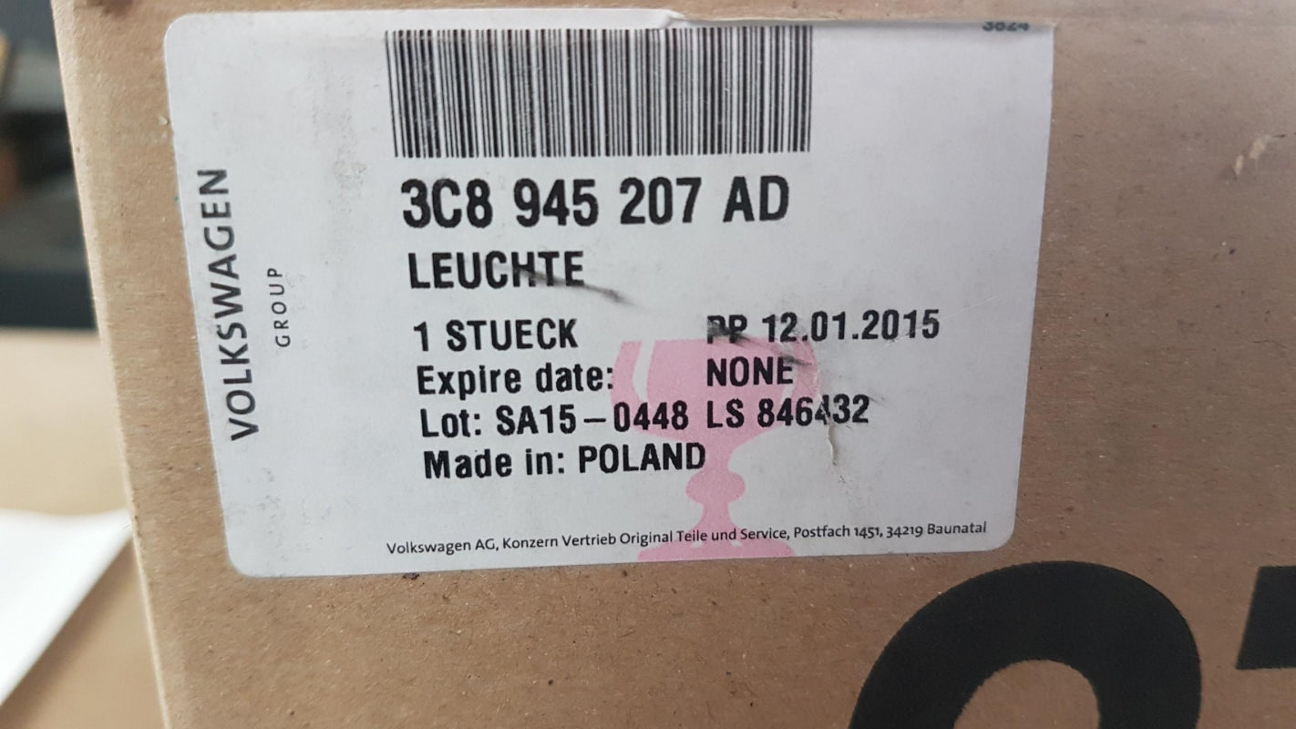 Original VW CC II '12-'17 LED-Schlussleuchte aussen links 3C8945207AD