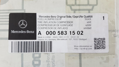 Original MERCEDES-BENZ Reifenfüllkompressor Kompressor A0005831502
