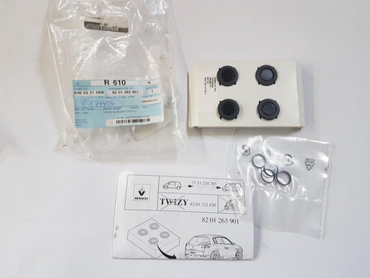 Original RENAULT Laguna Kangoo Megane Einparkhilfe Sensor Satz 4Stück 8201263901
