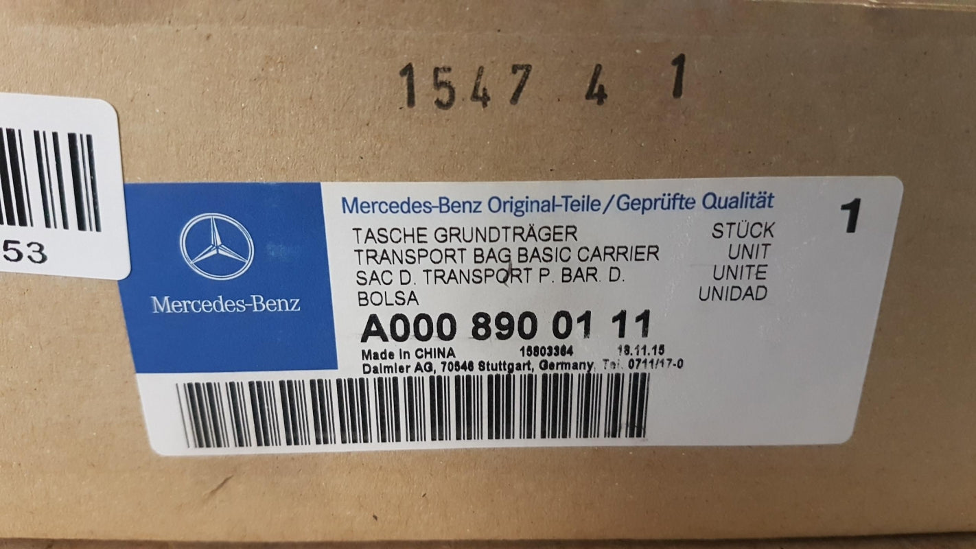 Original MERCEDES-BENZ W246 W222 W218 W212 Tasche für Dachträger A0008900111