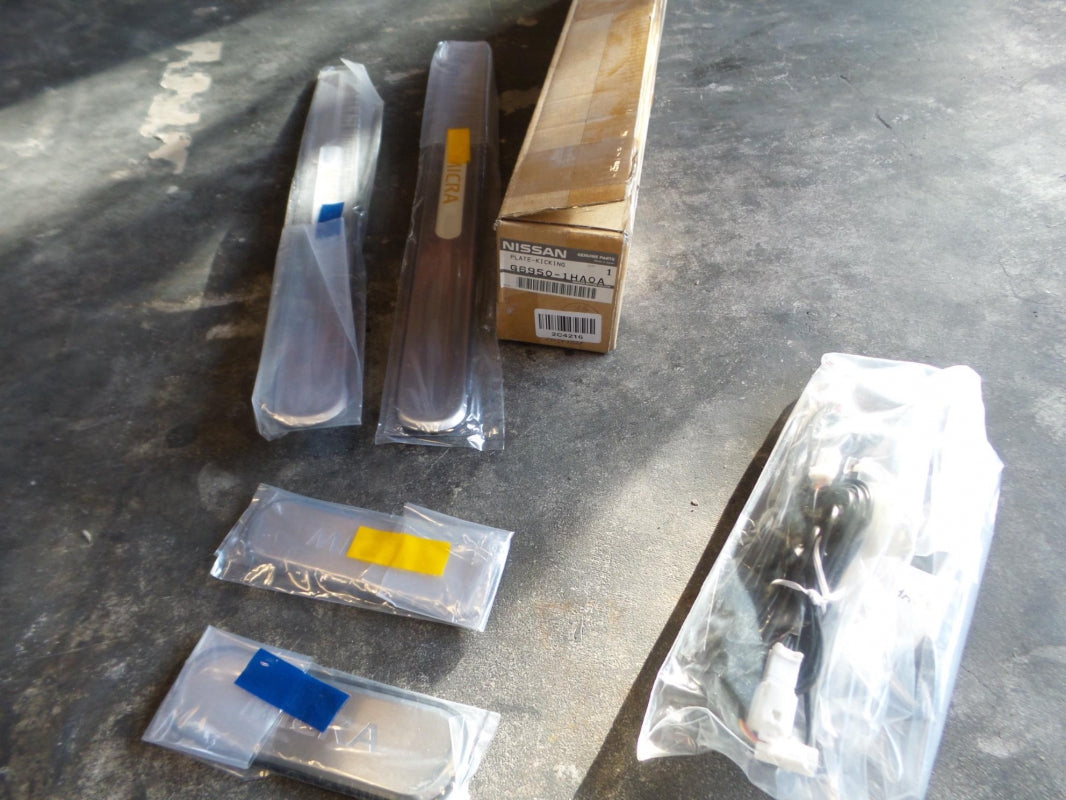 Original NISSAN Micra K13K Einstiegsleiste Satz 4st. beleuchtung G69501HA0A