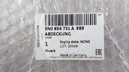 Original OE Volkswagen Kotflügel Zierleiste 5N0854731A9B9