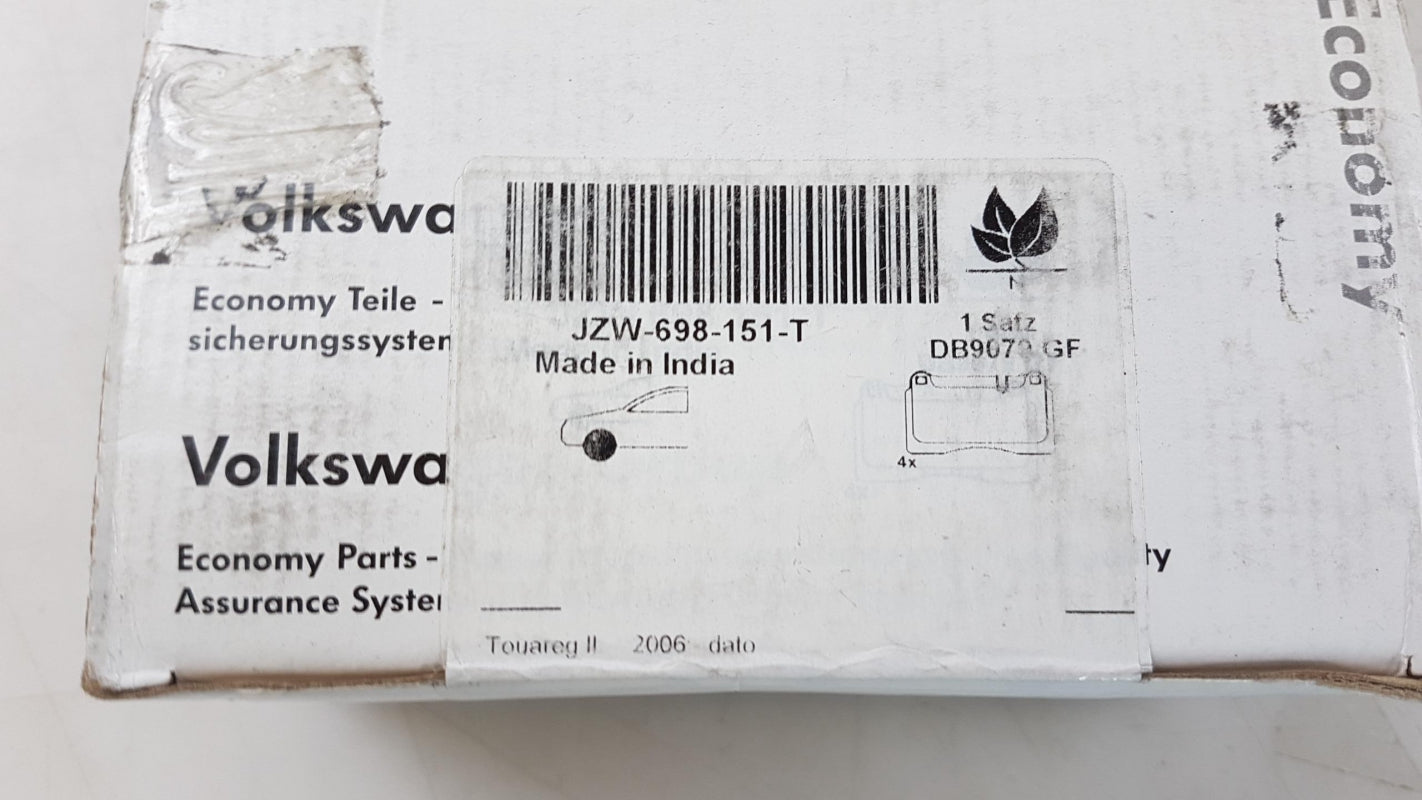 Original OE Volkswagen Bremsbeläge JZW698151T